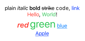 SwiftUI AttributedString SwiftUI AttributedString