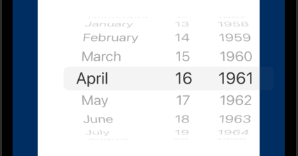 SwiftUI DatePicker wheel style SwiftUI DatePicker wheel style