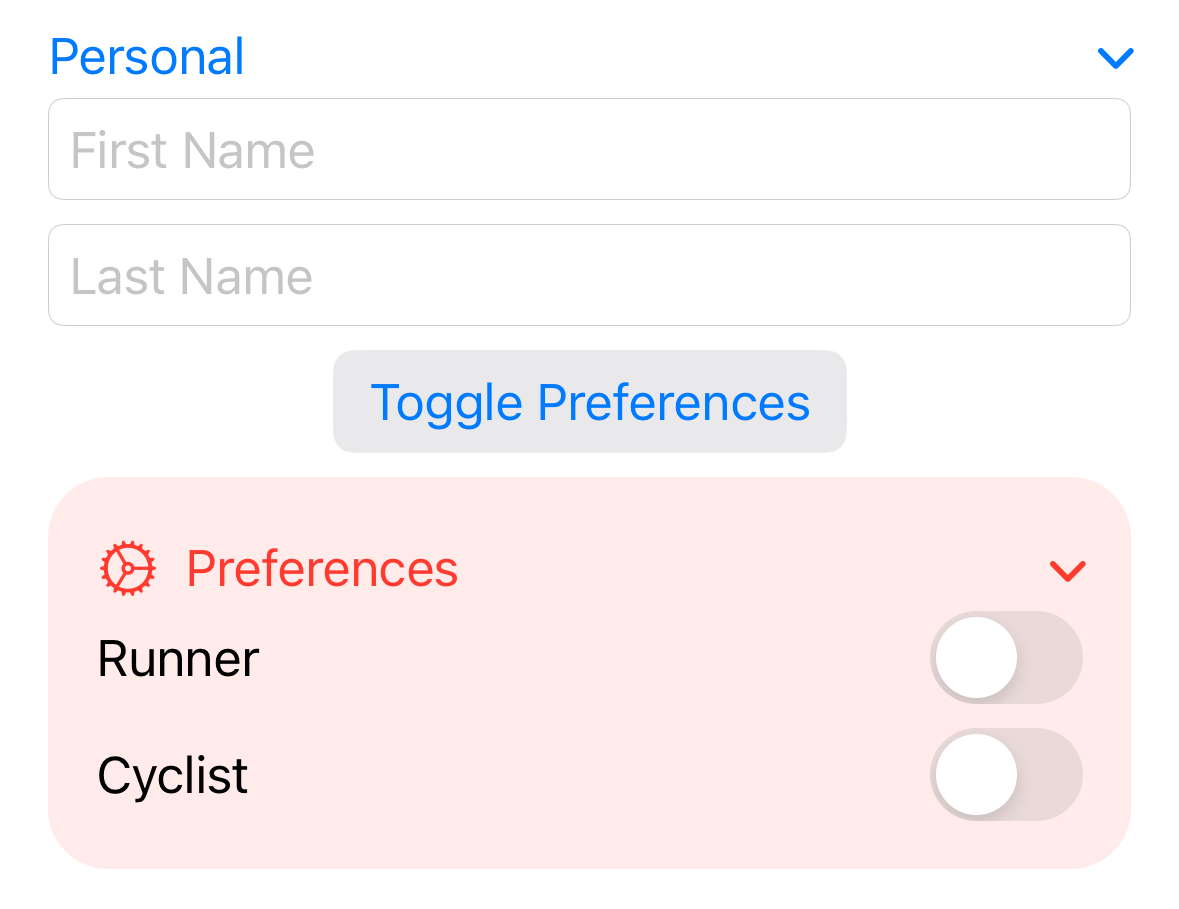 SwiftUI DisclosureGroup SwiftUI DisclosureGroup