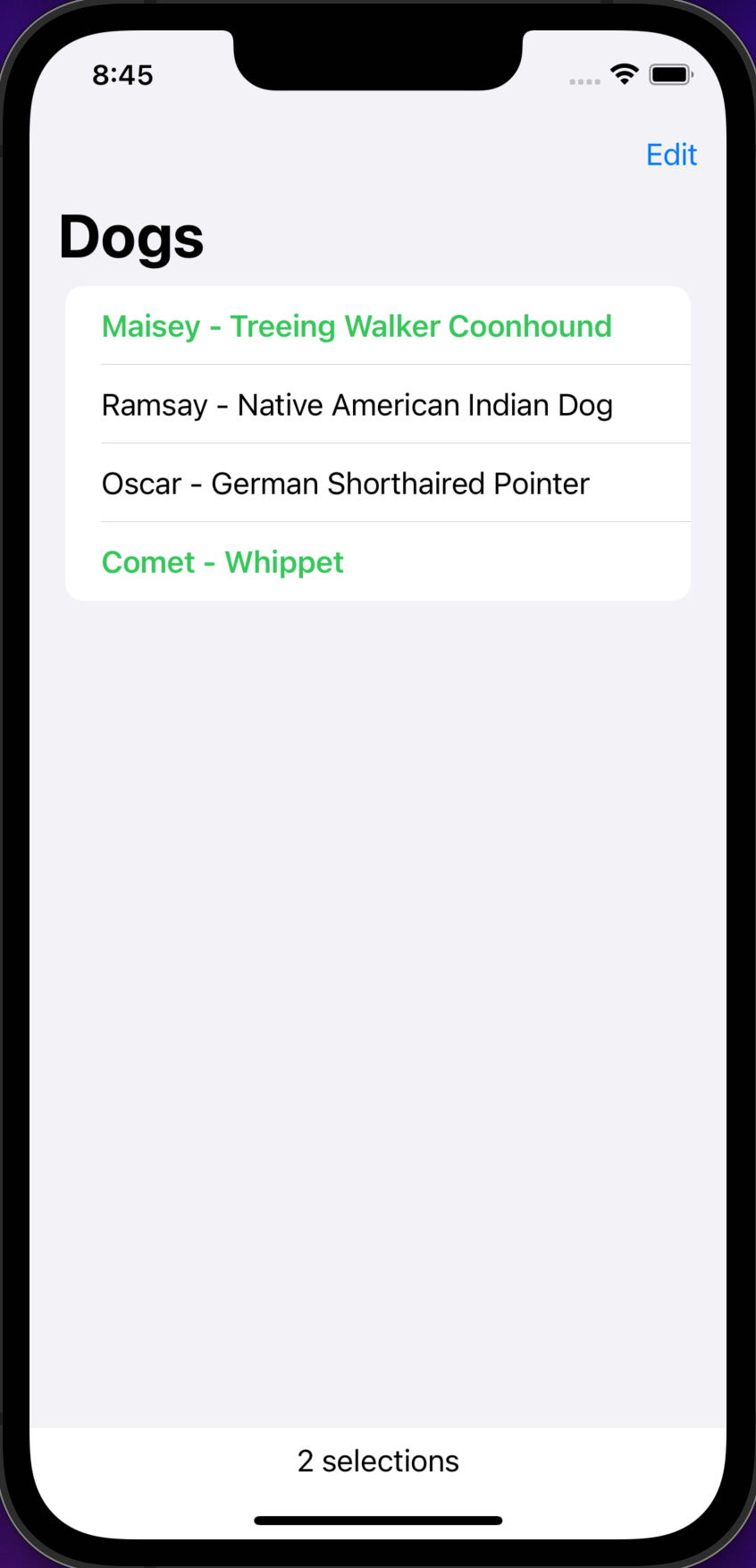 SwiftUI List with Selection After SwiftUI List with Selection After