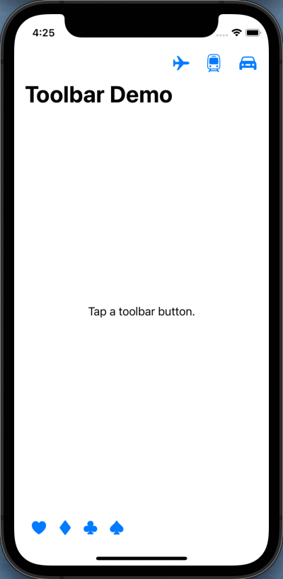 SwiftUI Toolbars SwiftUI Toolbars