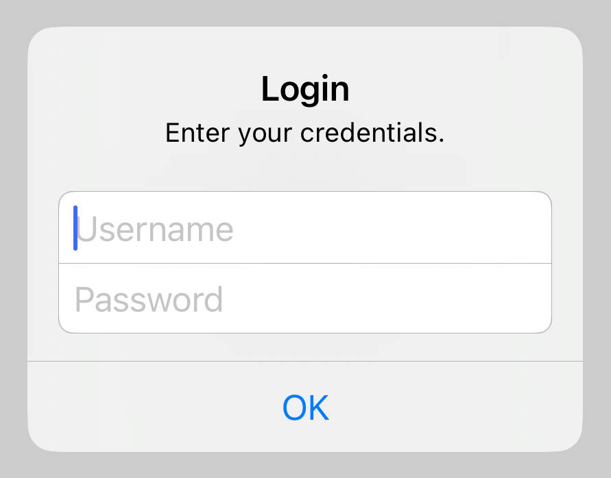 SwiftUI alert login SwiftUI alert login