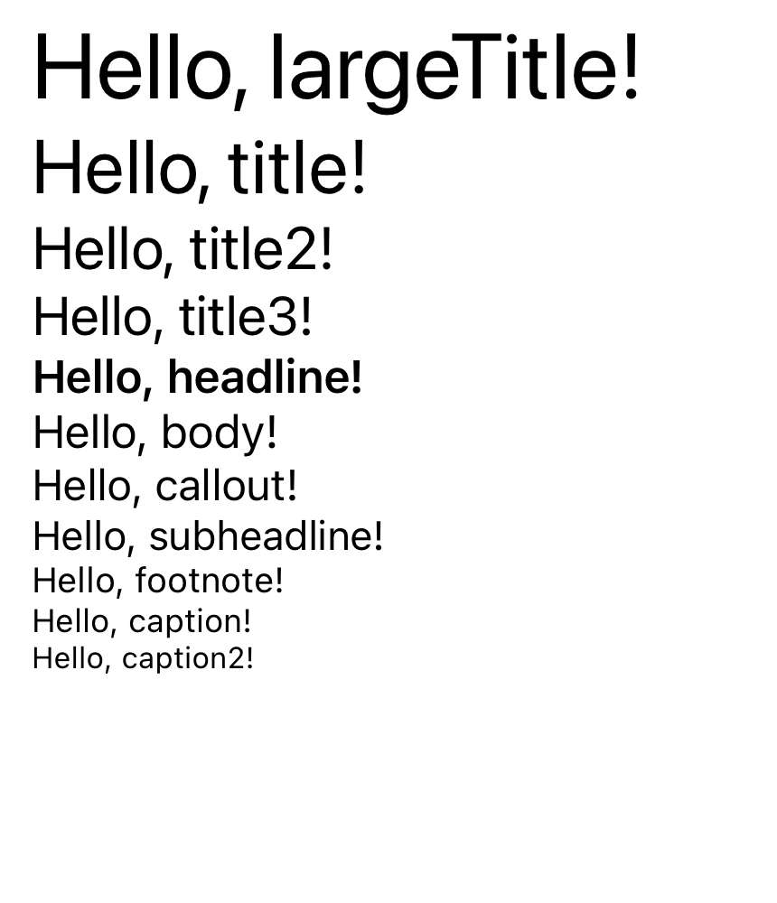 SwiftUI medium dynamic fonts SwiftUI medium dynamic fonts