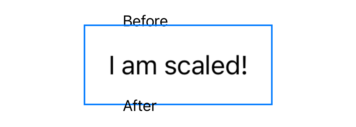 SwiftUI scaleEffect SwiftUI scaleEffect