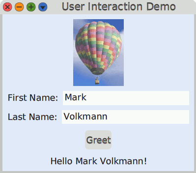 Cuis user interaction demo