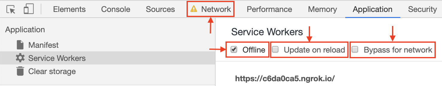 Simulating being offline in Chrome DevTools Simulating being offline in Chrome DevTools