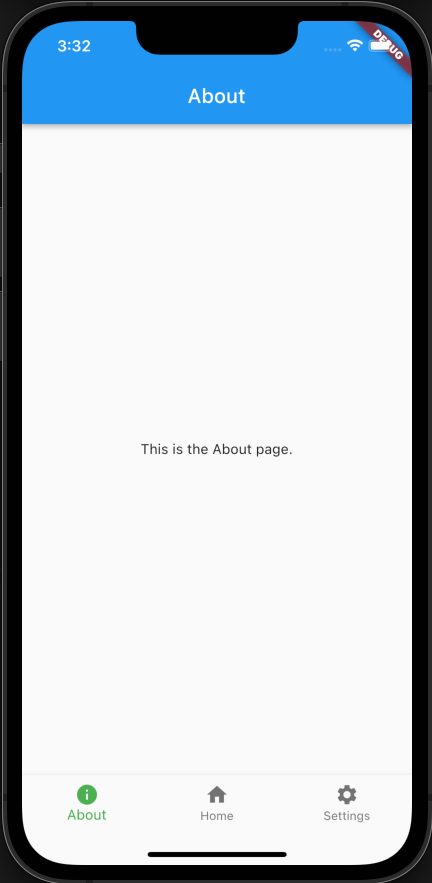Flutter BottomNavigationBar Flutter BottomNavigationBar