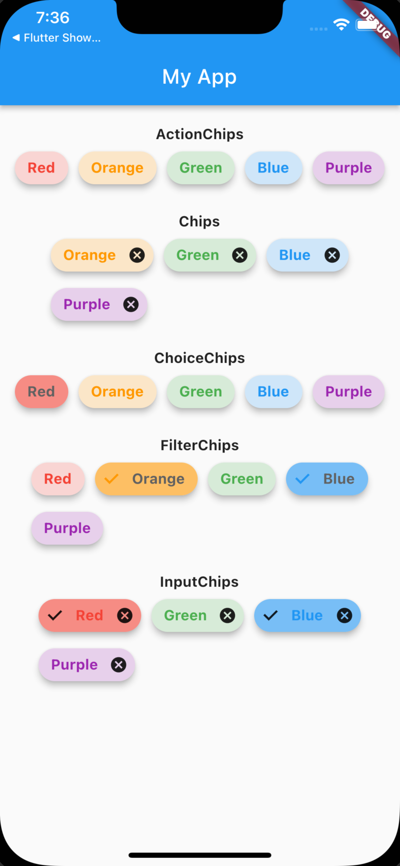 Flutter Chips Flutter Chips