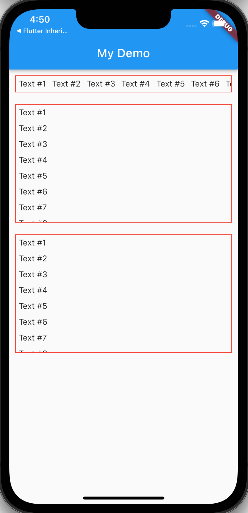 Flutter SingleChildScrollView