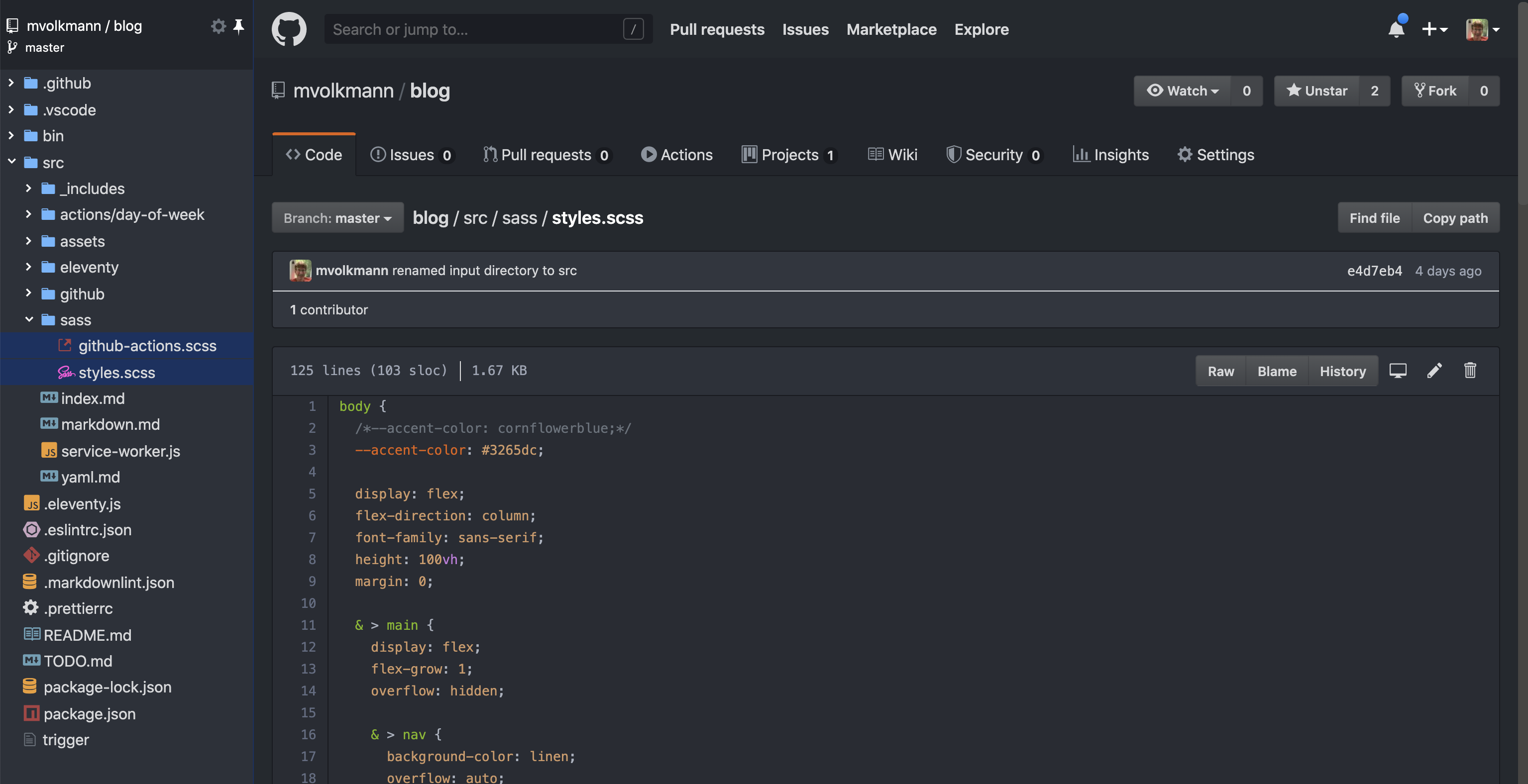 GitHub with extensions