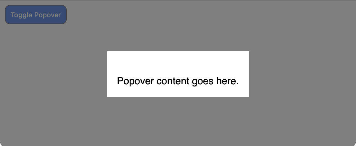 HTML popover HTML popover