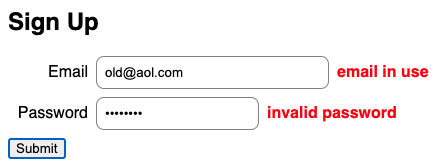htmx Input Validation