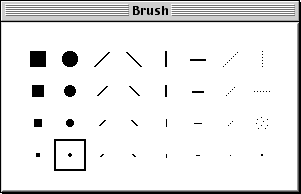 HyperCard Brush dialog