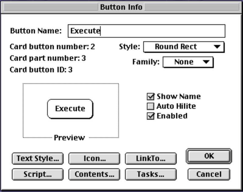 HyperCard Button Info
