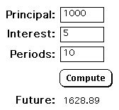 HyperCard Compound Interest