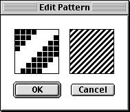 HyperCard dashed line pattern