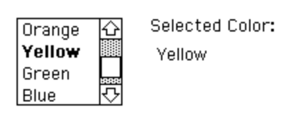 HyperCard List Selection