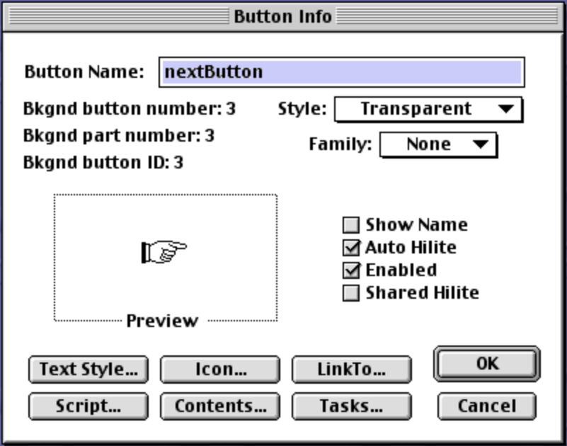 HyperCard Next Button