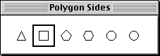 HyperCard Polygon Sides dialog