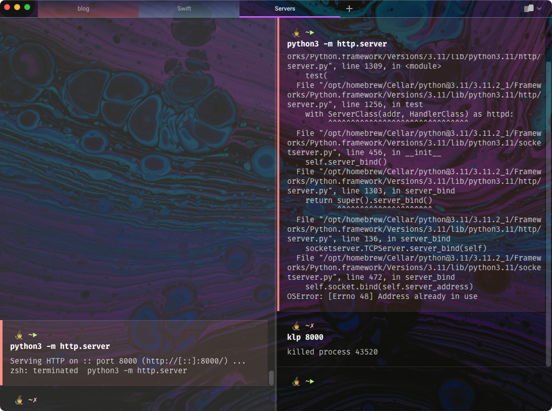 server after klp server after klp