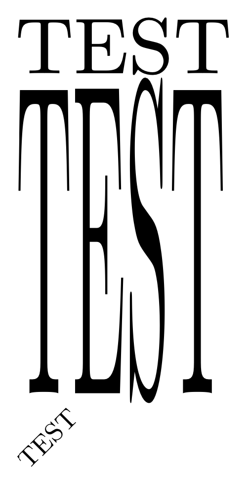 LaTeX scalebox, resizebox, and rotatebox