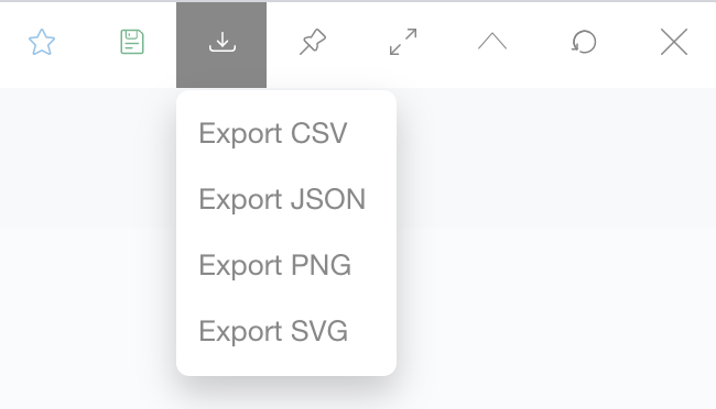 Neo4j Browser export menu