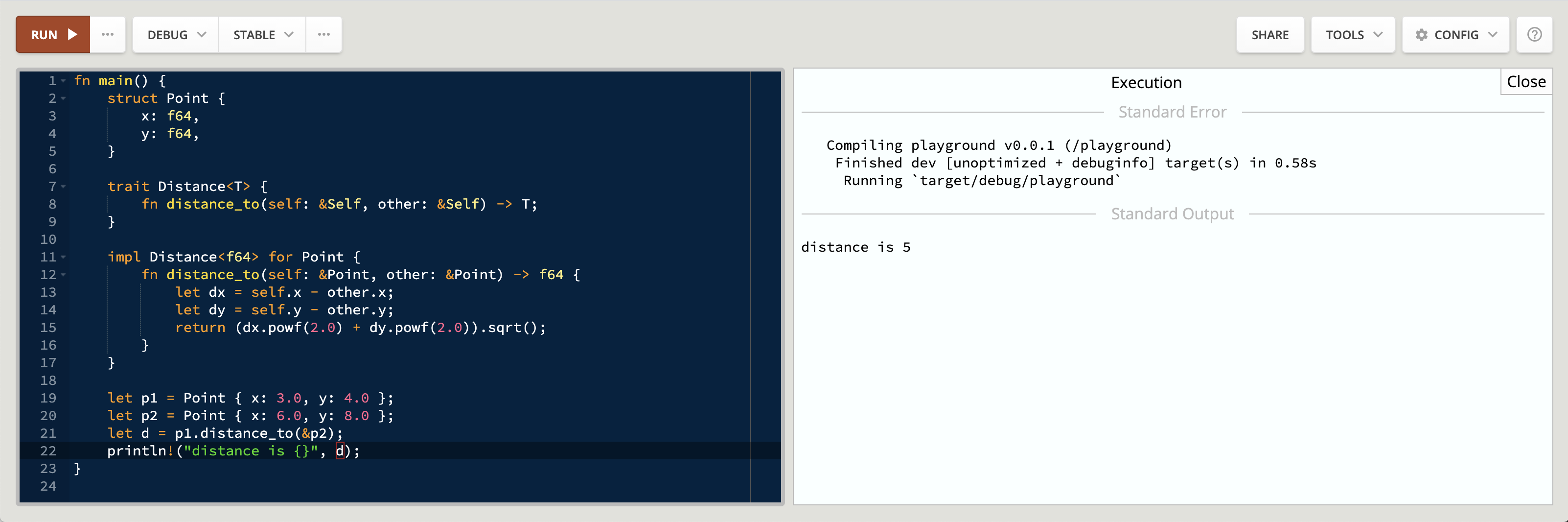 Rust Playground Rust Playground