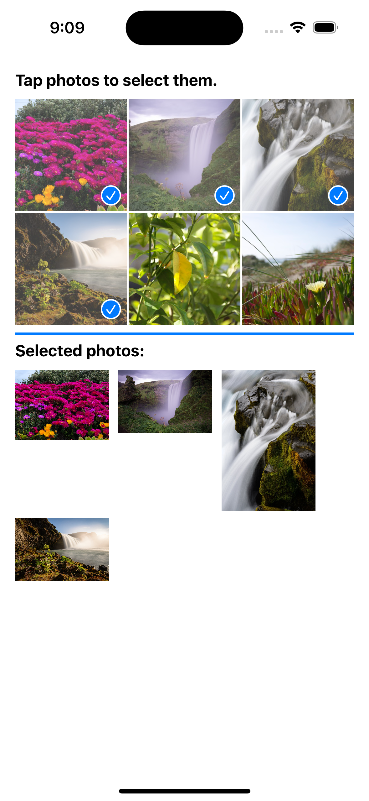 PhotosPicker Single