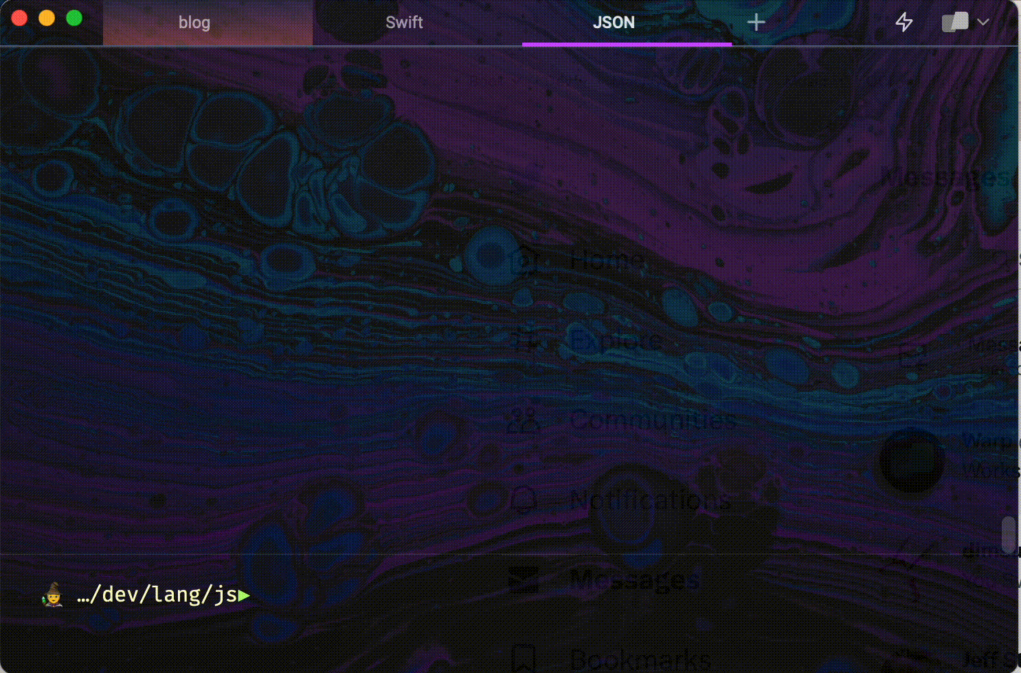 Warp command-line editing