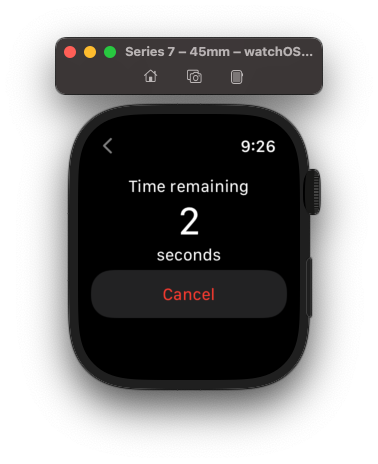 WatchOS Timer App #2
