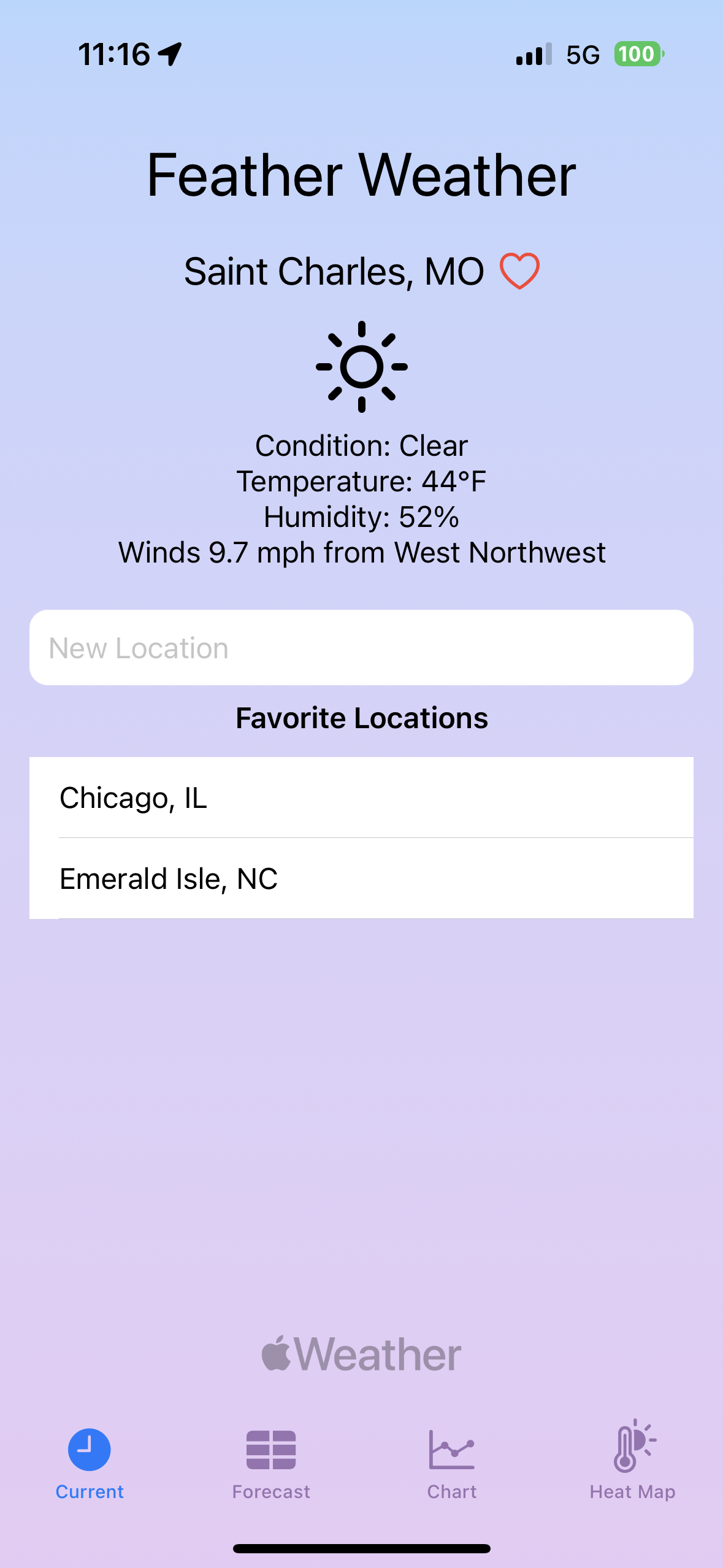 WeatherKit Current
