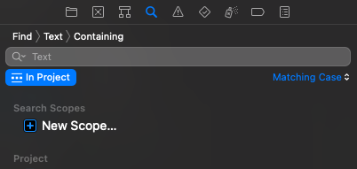 Xcode Find