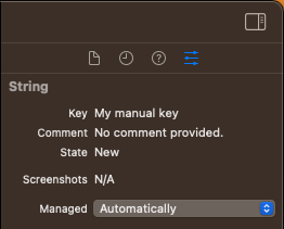 Xcode Strings Catalog Inspector Xcode Strings Catalog Inspector